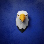 cabeca-de-aguia-papercraft-3d-modelo-em-pdf-escultura-de-papel