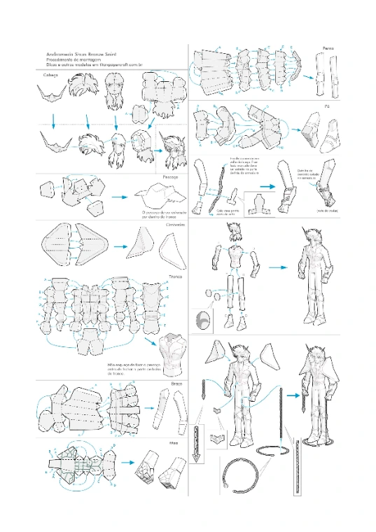 Andromeda Shun Papercraft - Intruções_resized